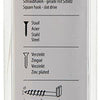 Mack 1018151 - schroefduim met gleuf verzinkt12 st 6,0 x 60 mm | 5 stuks