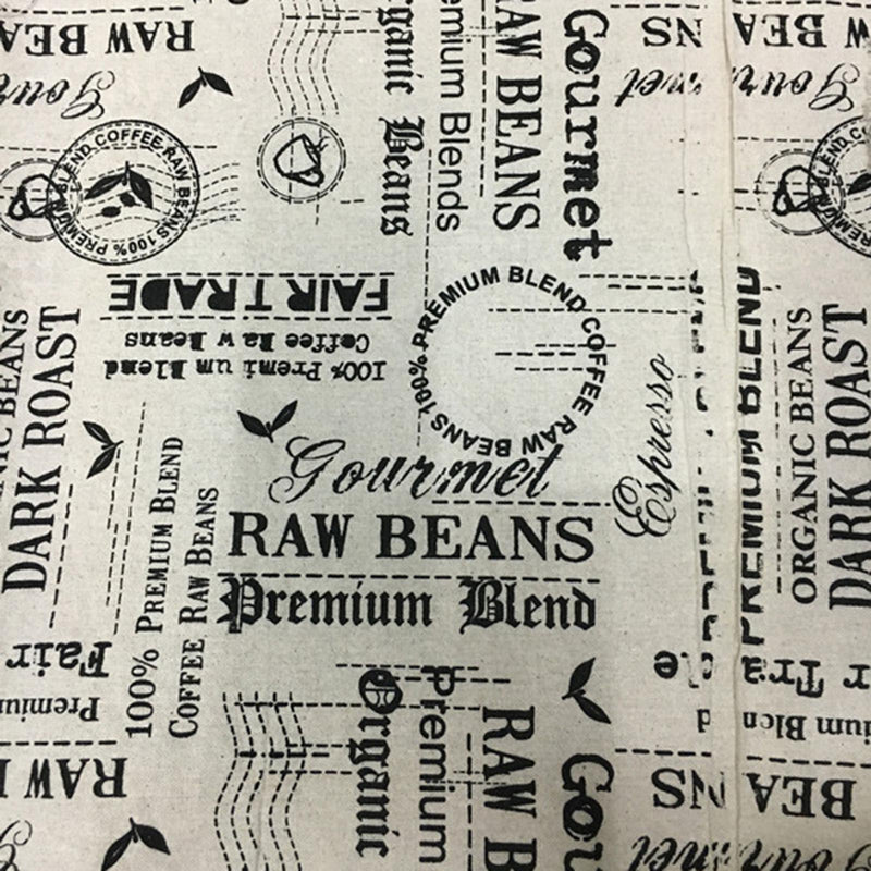 Vaessen creative • fabric printed cotton 50x70cm raw beans