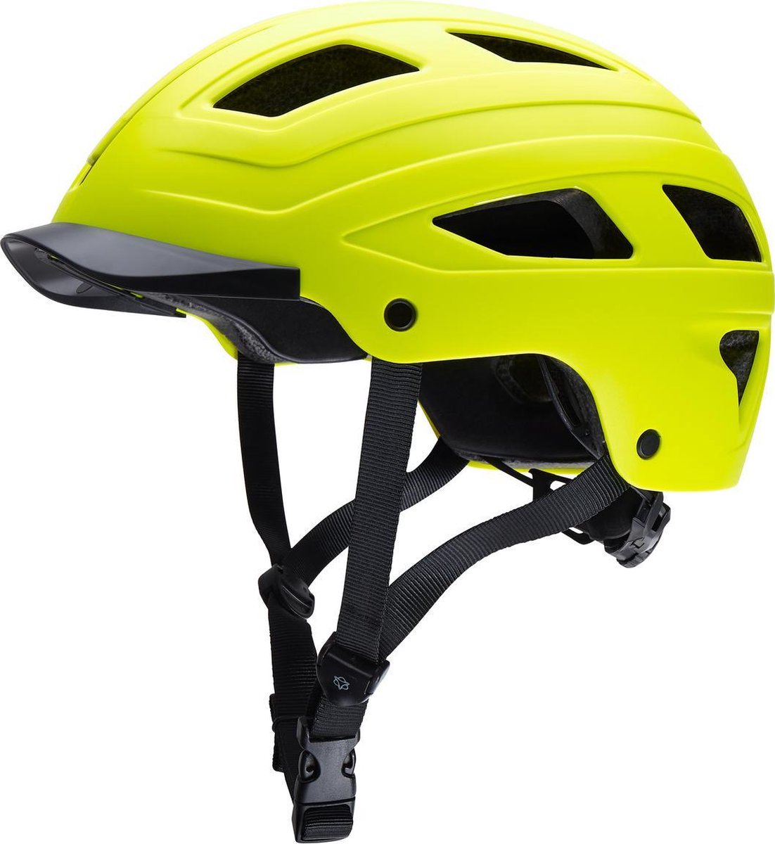 Agu cit-e iv led fietshelm - fluo geel - l xl - incl. led licht