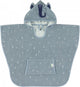 Trixie poncho - mrs. elephant - 100% biologisch katoen - badcape kind met capuchon - met leuke details