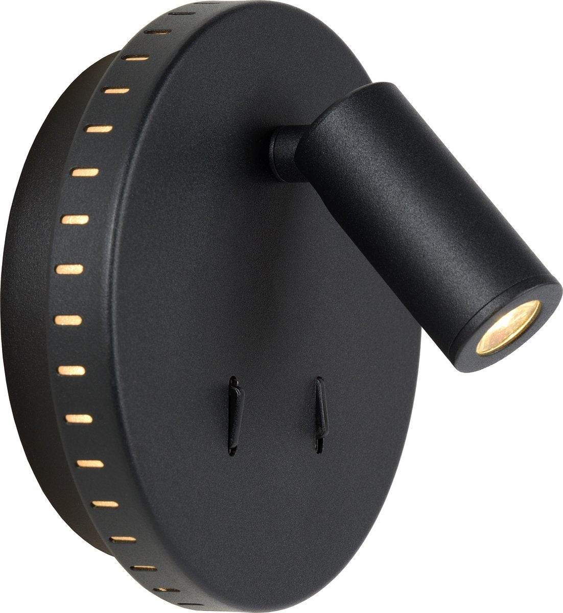 Lucide bentjer - bedlamp wandlamp - ø 14 cm - led - 3000k - zwart