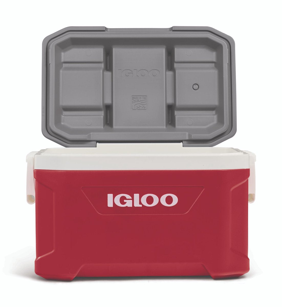 Igloo - latitude 52 - middelgrote koelbox - 49 liter - rood