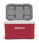 Igloo - latitude 52 - middelgrote koelbox - 49 liter - rood