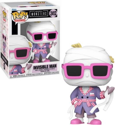 Funko pop! animation: universal monsters - invisible man #2412