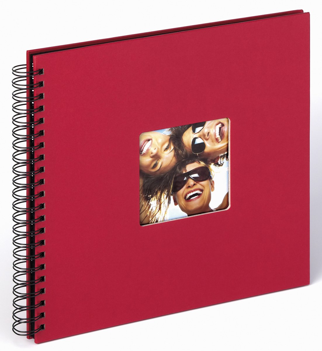Walther sa-110-r fun - spiraal album - formaat 30 x 30 cm - rood