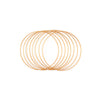Vaessen creative • metalen ringen set ø20cm 3mm goud 8x