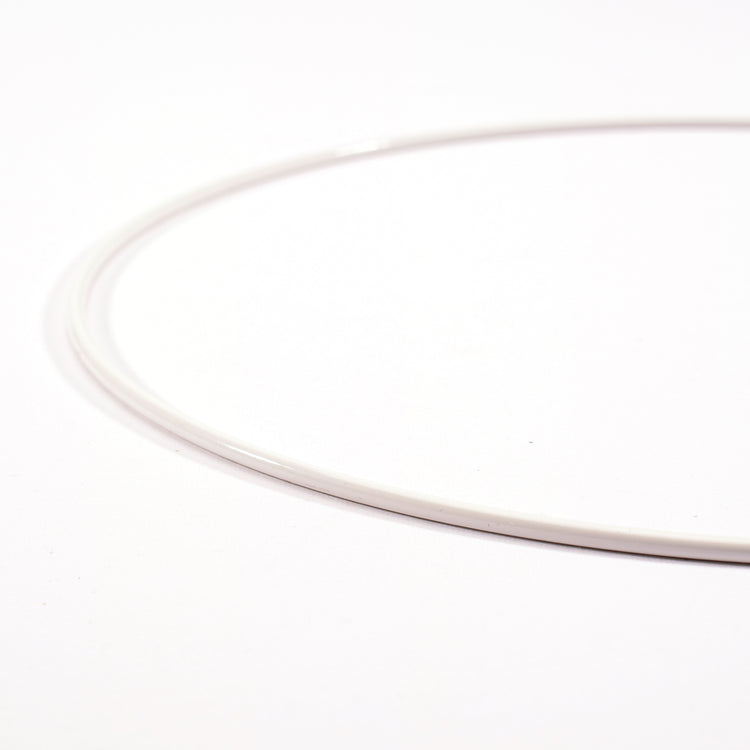 Vaessen creative • metalen ringen set ø20cm 3mm wit 4x