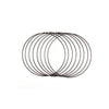 Vaessen creative • metalen ringen set ø20cm 3mm zwart 8x