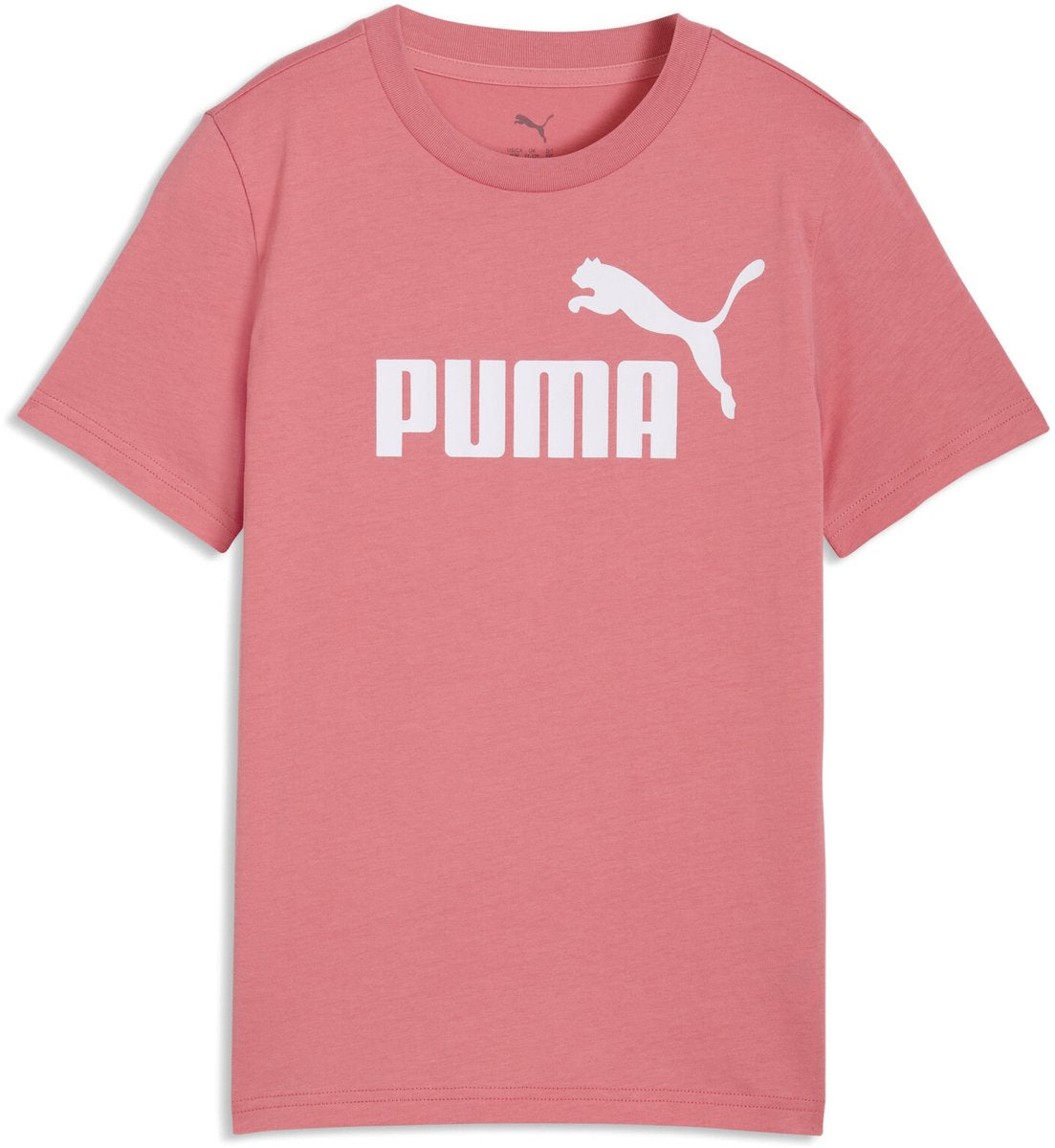 Puma ess no. 1 logo tee g meisjes t-shirt - wild pink