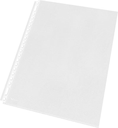Esselte showtas a4 - 30% pre-consumer gerecycled materiaal - pp - 100 stuks - transparant