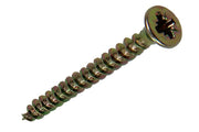 Mack 1020085 - spaanplaatschroef vz kop geel vz 200 st 3,5 x 35 mm | 5 stuks - afbeelding 1