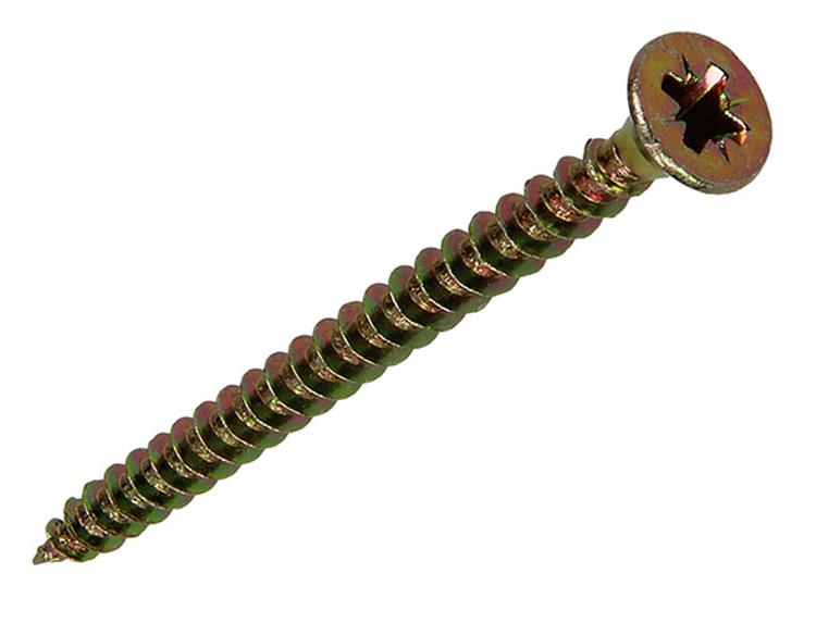 Mack 1020096 - spaanplaatschroef vz kop geelvz 200 st 4,0 x 50 mm | 3 stuks