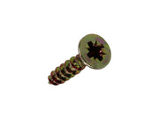 Mack 1020100 - spaanplaatschroef vz kop geel vz 200 st 4,5 x 20 mm | 5 stuks - afbeelding 1