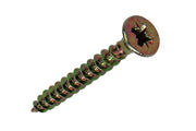 Mack 1020103 - spaanplaatschroef vz kop geel vz 200 st 4,5 x 35 mm | 5 stuks - afbeelding 1