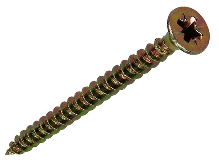 Mack 1020105 - spaanplaatschroef vz kop geel vz 200 st 4,5 x 45 mm | 3 stuks