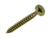 Mack 1020114 - spaanplaatschroef vz kop geel vz 200 st 5,0 x 45 mm | 3 stuks - afbeelding 1
