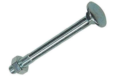 Mack 1020211 - houtbout + moer verzinkt 12 stm10 x 100 mm | 5 stuks