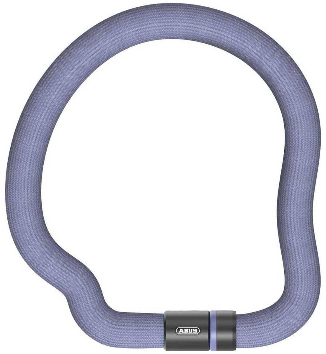 Abus fietsslot kettingslot - goose lock 4204k - security level 6 - paars - 110 cm - geschikt voor elektrische fietsen en stadsfietsen