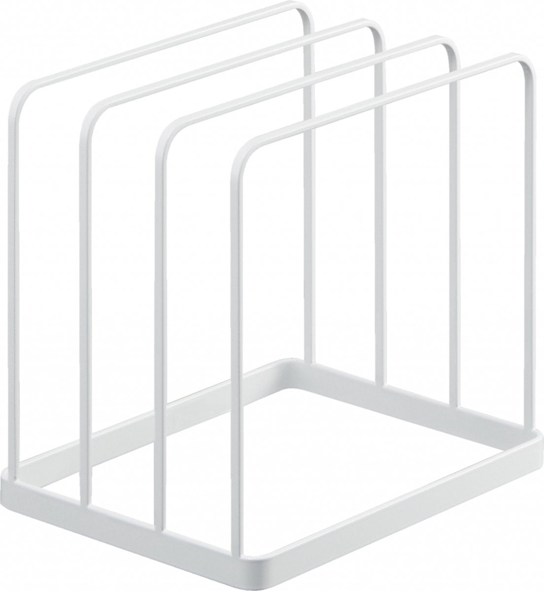 Yamazaki dienblad en snijplank standaard - tower - wit