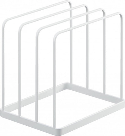 Yamazaki dienblad en snijplank standaard - tower - wit