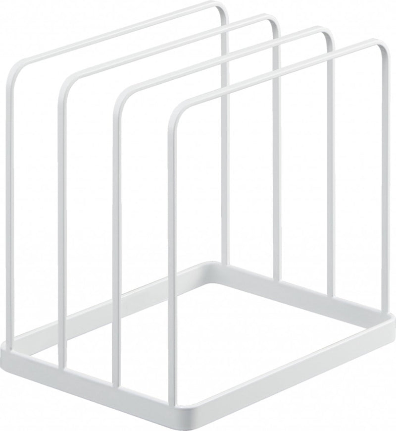 Yamazaki dienblad en snijplank standaard - tower - wit