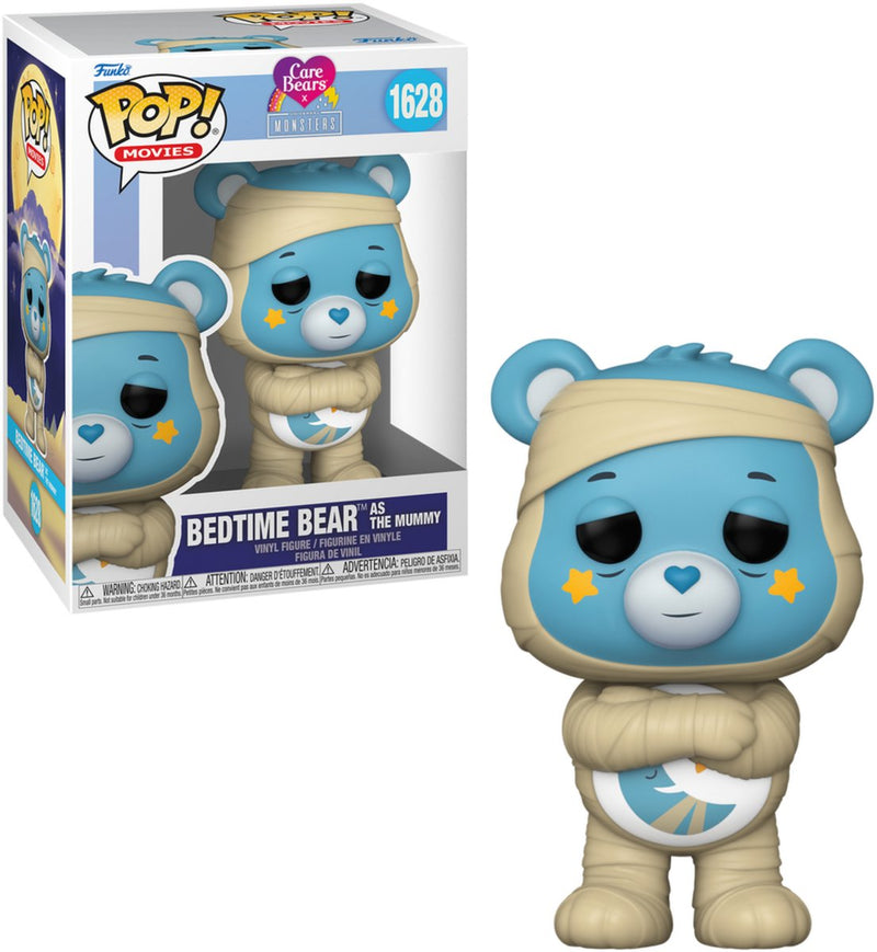 Funko care bears care bears x universal monsters - bedtime bear as the mummy vinylfiguur 1628 pop! meerkleurig