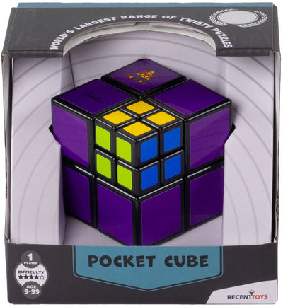 Eureka recent toys rainbow pocket cube – 2x2 breinbreker – kubus in kubus draaipuzzel – 1 speler