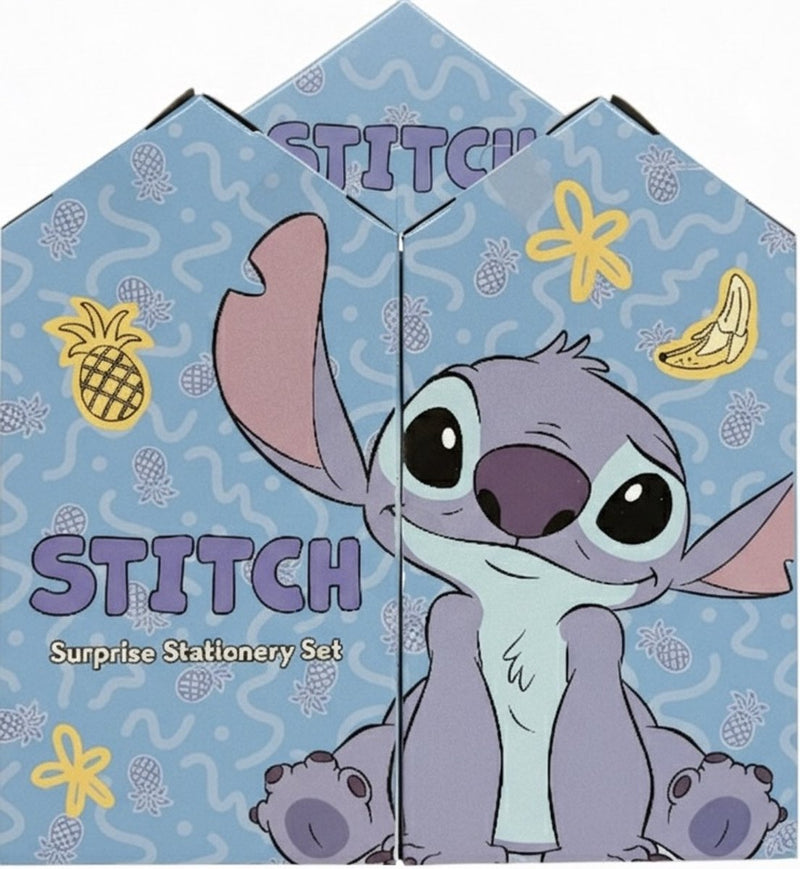Lilo stitch disney stitch adventskalender – 24 verrassingen – schrijfwarenset cadeauset – kerstcadeau voor kinderen - blauw geschenkset - adventkalender