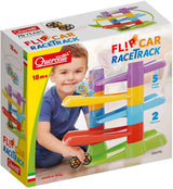 Quercetti racebaan met flip auto's, 7dlg. - afbeelding 1