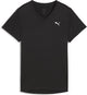 Puma w tad essential vneck tee dames sportshirt - black