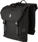 Agu essentials dwr dubbele fietstas urban klickfix zwart - 36 l