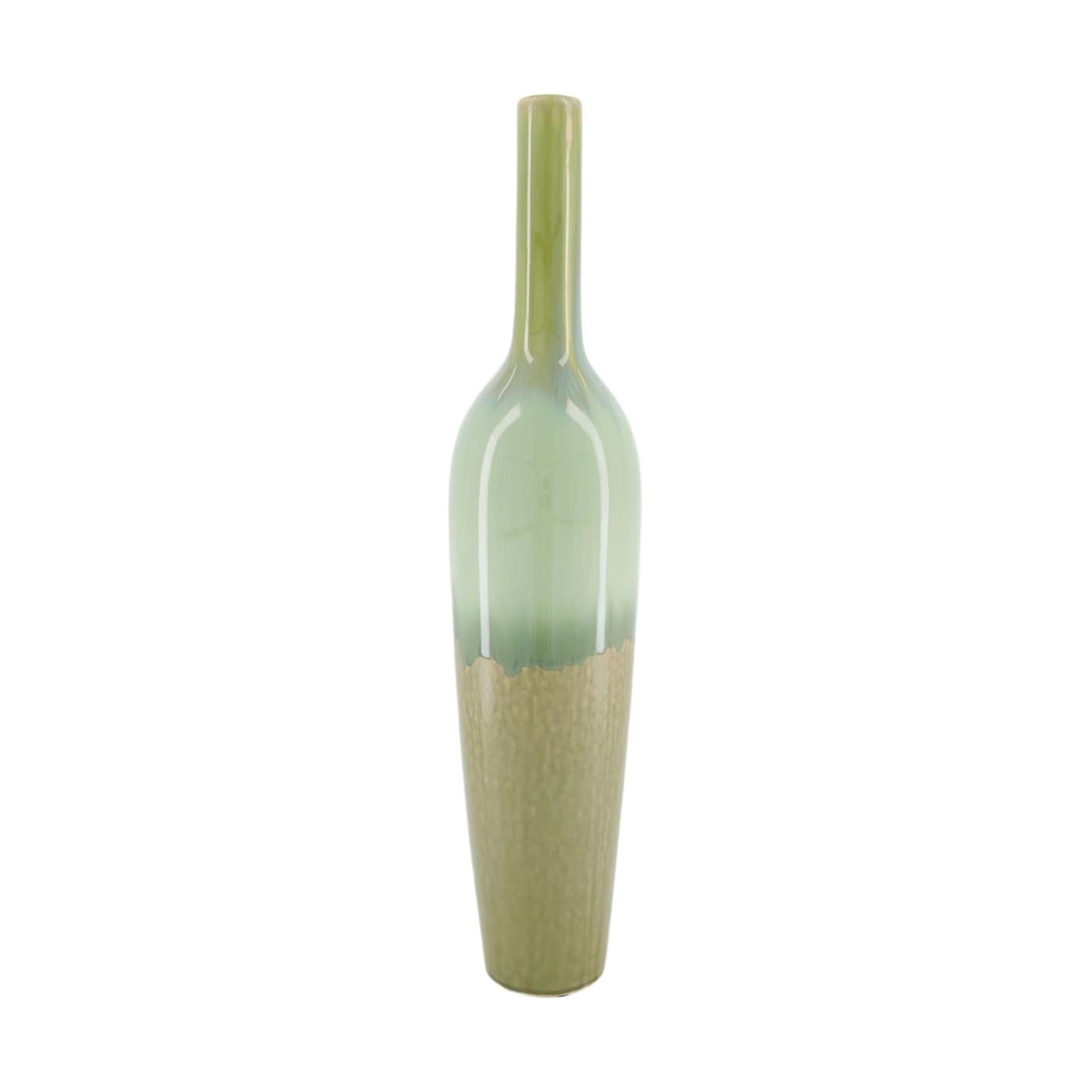 Dijk natural collections fles keramiek groen ø11,5xh54cm