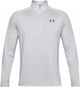 Under armour ua tech 2.0 1 2 zip-gry heren sporttrui - halo grijs - wit