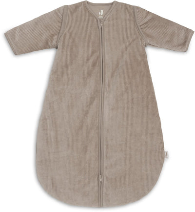 Jollein slaapzak met afritsbare mouw rond 70cm rib milky coffee