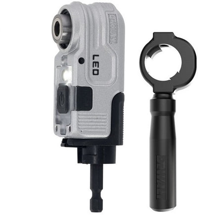 Dewalt dtlra-qz - hoekadapter - led verlichting - compacte kop - magnetische houder