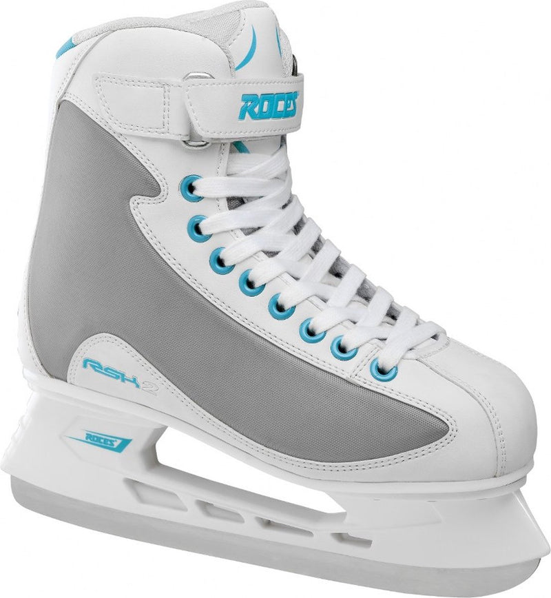 Roces – rsk 2 – ijshockeyschaatsen – schaatsen dames – wit blauw – stevige constructie rvs ijzer – maat eu 41