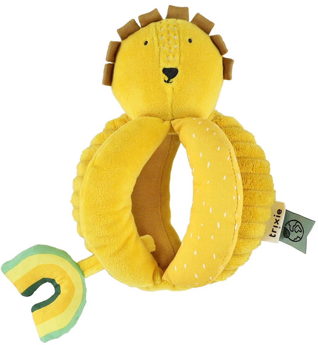 Trixie mr. lion grijpballetje  3m+  met kreukelgeluid - ideaal als geboortegeschenk - leeuw