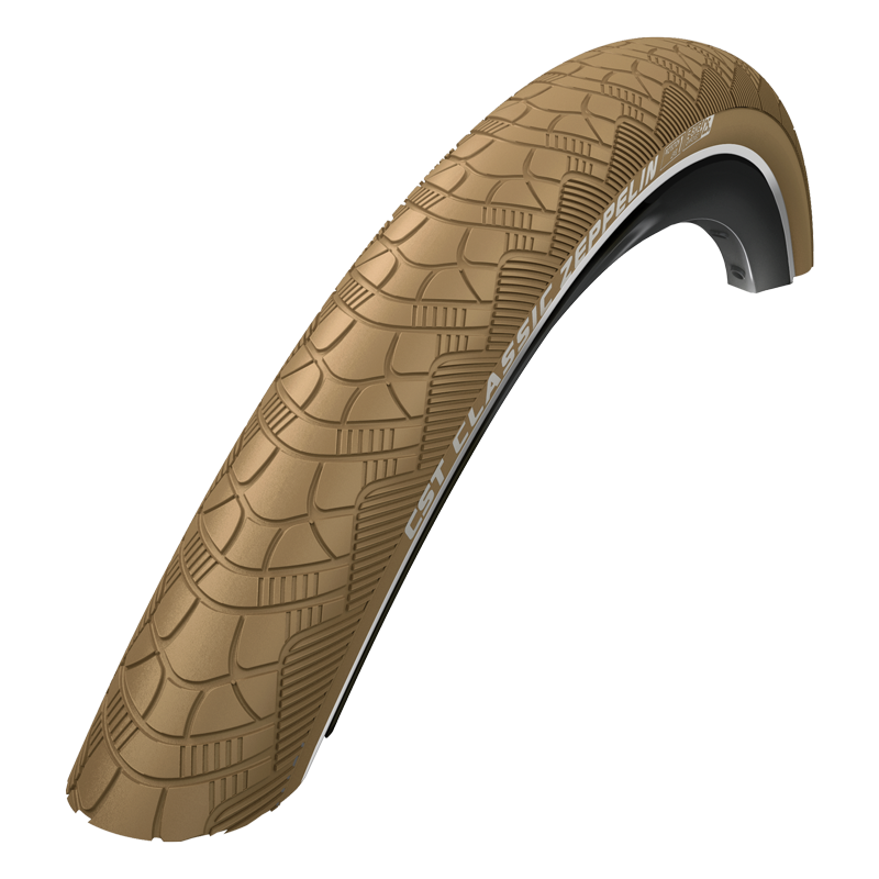 Cst buitenband zeppelin 26 x 1.75'' 47-559 - khaki met reflectie