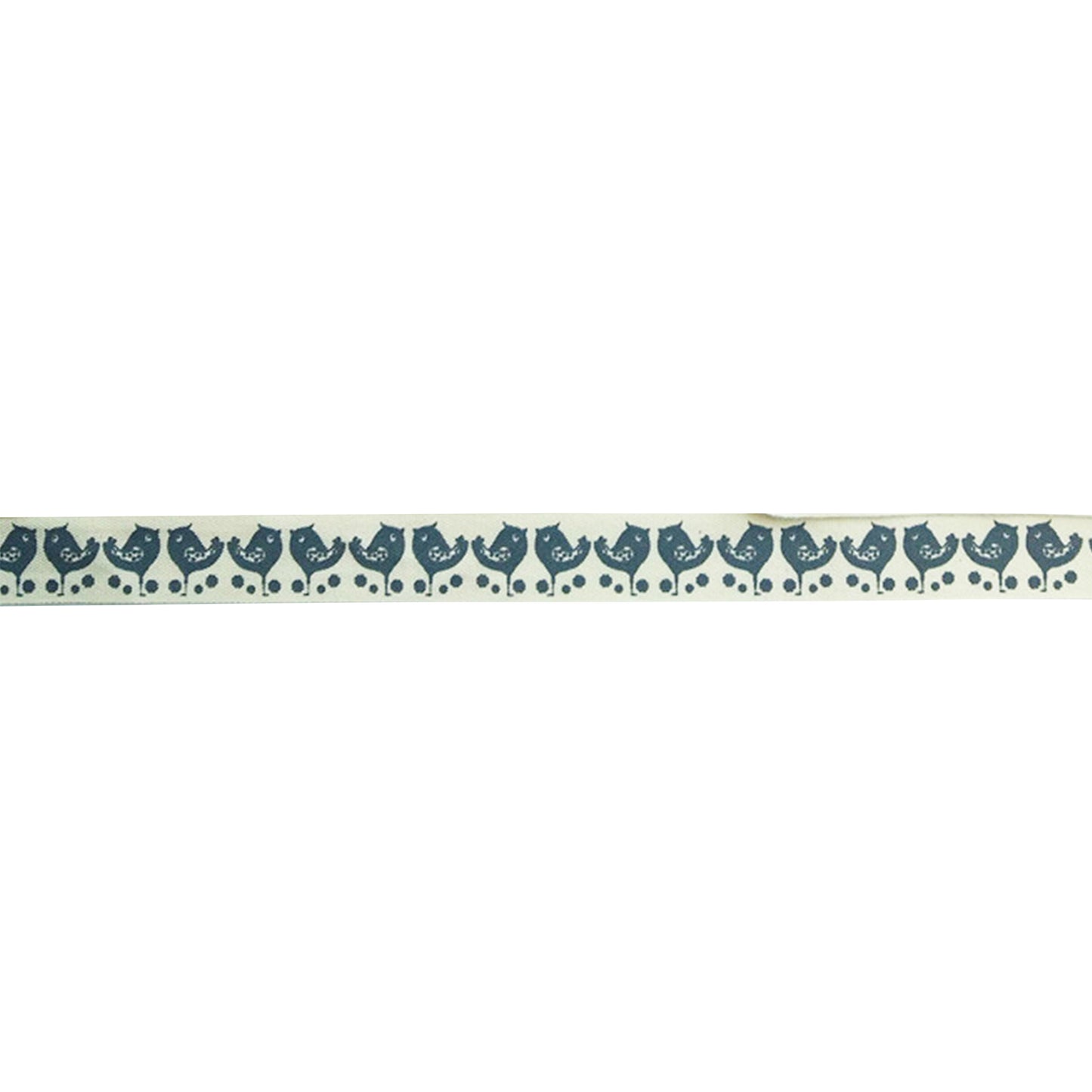Vaessen creative • lint 20mx15mm bird grey white