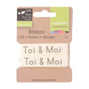 Vaessen creative • ribbon 2mx15mm fr toi moi