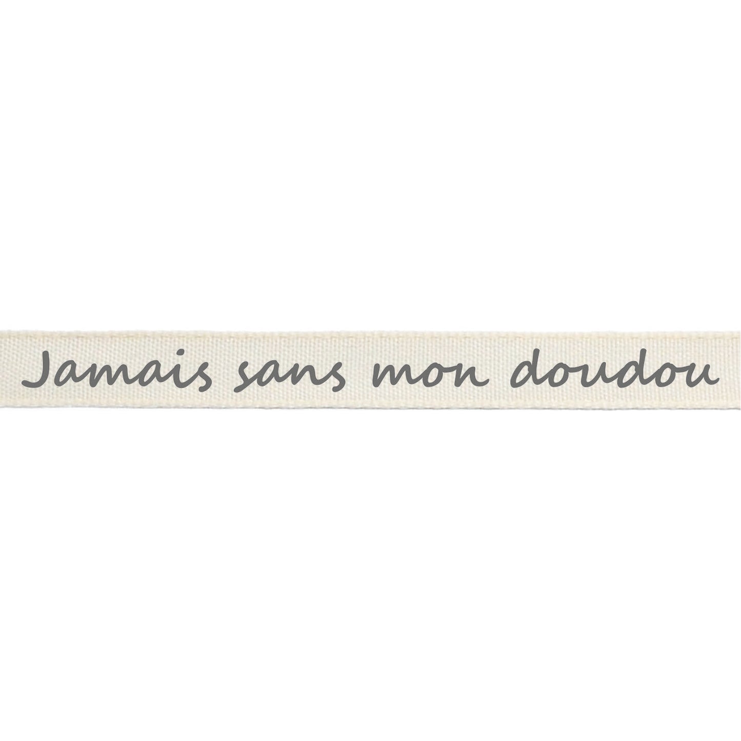 Vaessen creative • ribbon 2mx15mm fr jamais sans mon doudou