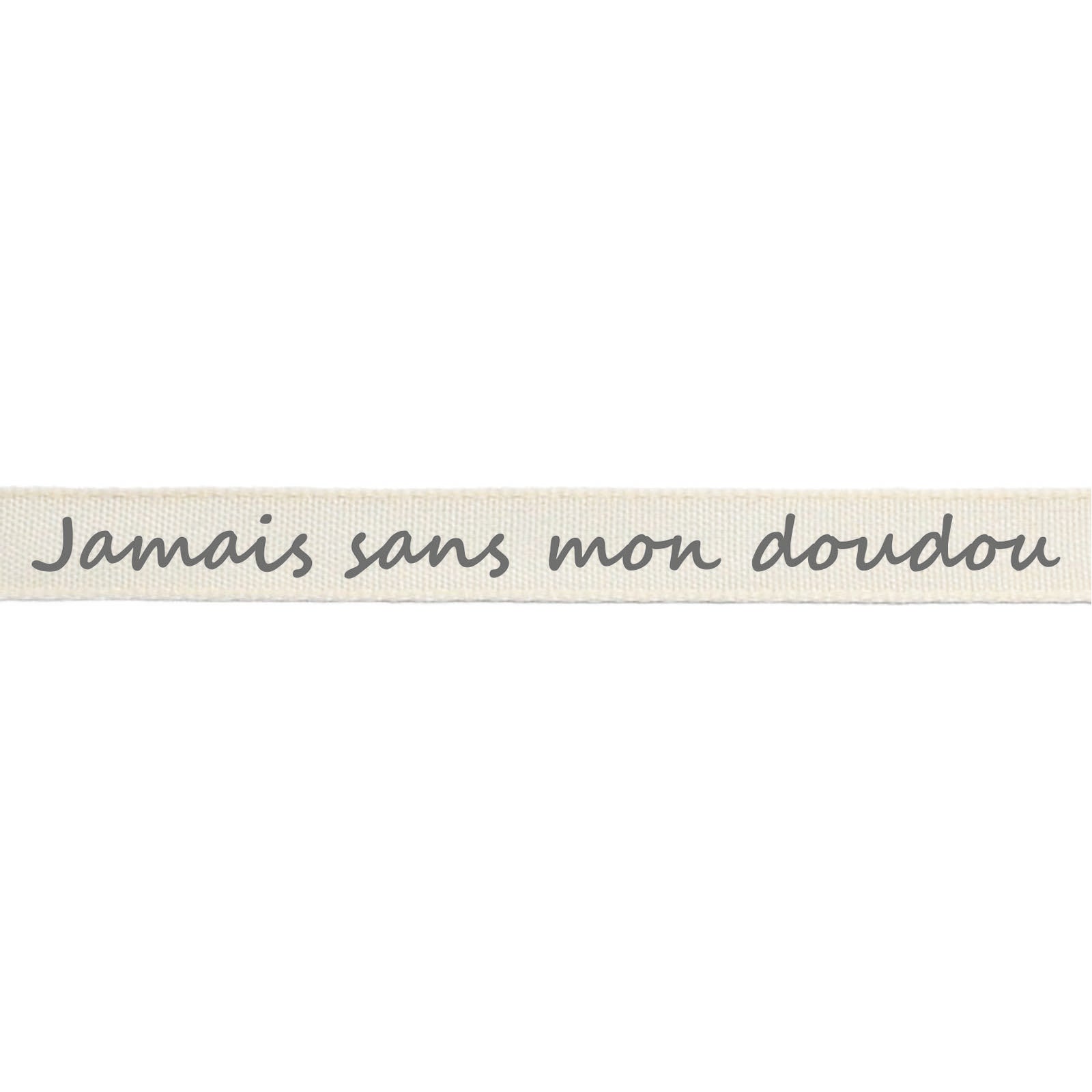 Vaessen creative • ribbon 2mx15mm fr jamais sans mon doudou