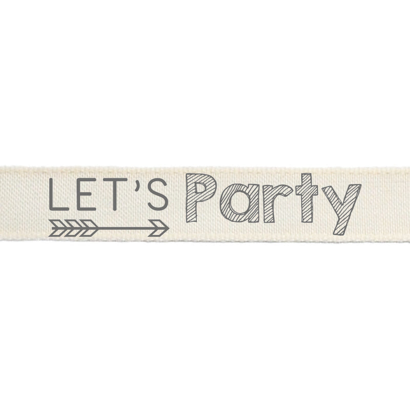 Vaessen creative • ribbon 2mx15mm eng let's party