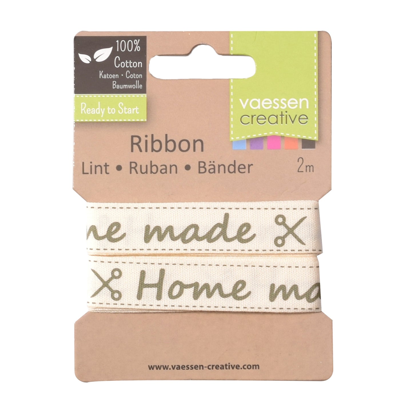 Vaessen creative • ribbon 2mx15mm eng home made
