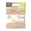 Vaessen creative • ribbon 2mx15mm eng thanks