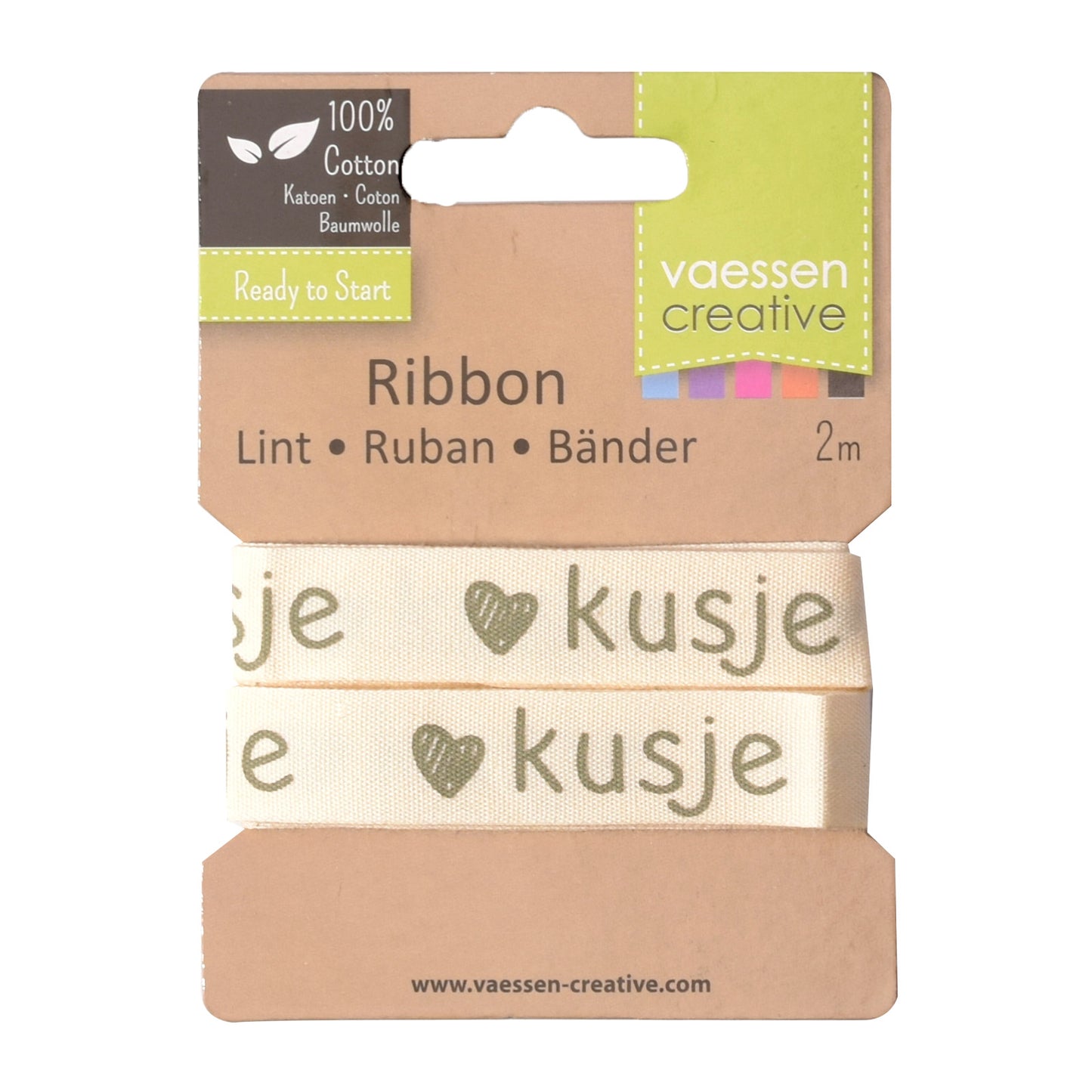 Vaessen creative • ribbon 2mx15mm nl kusje