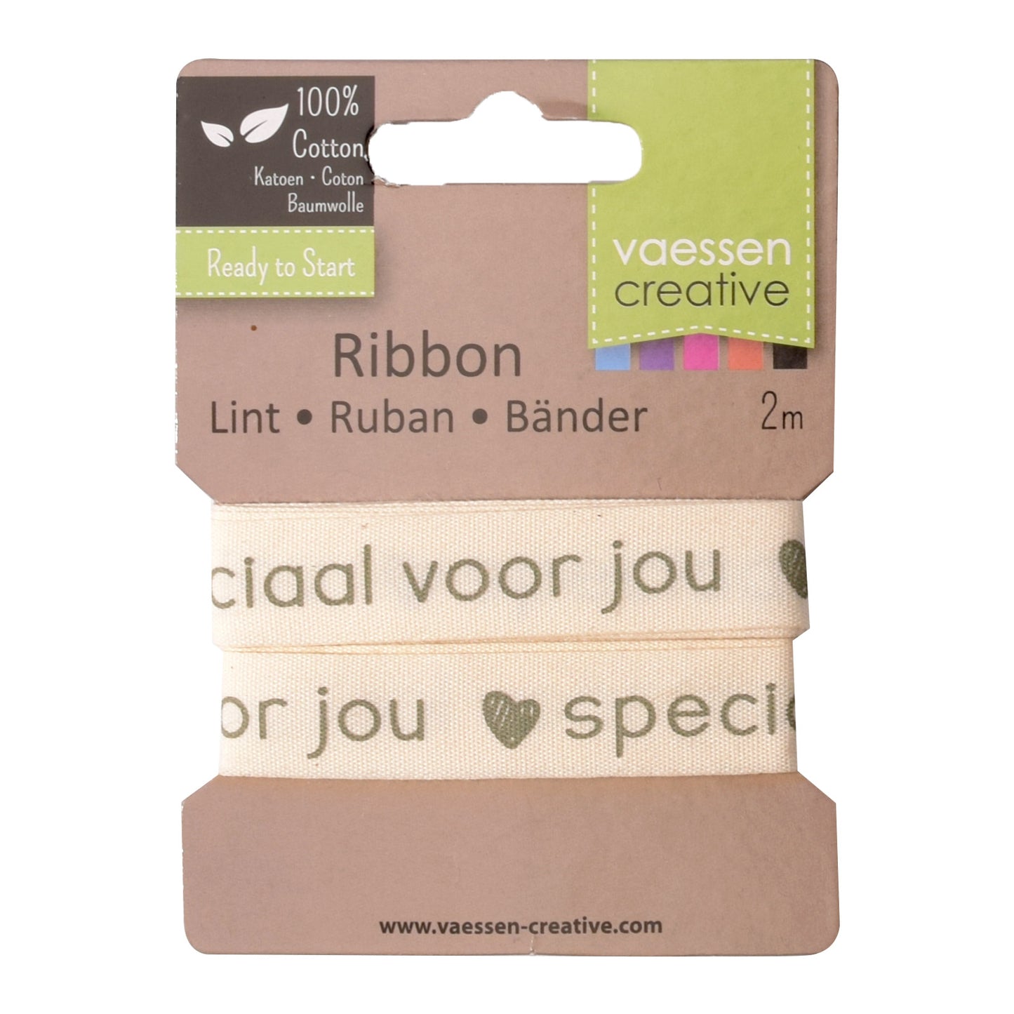 Vaessen creative • ribbon 2mx15mm nl speciaal voor jou