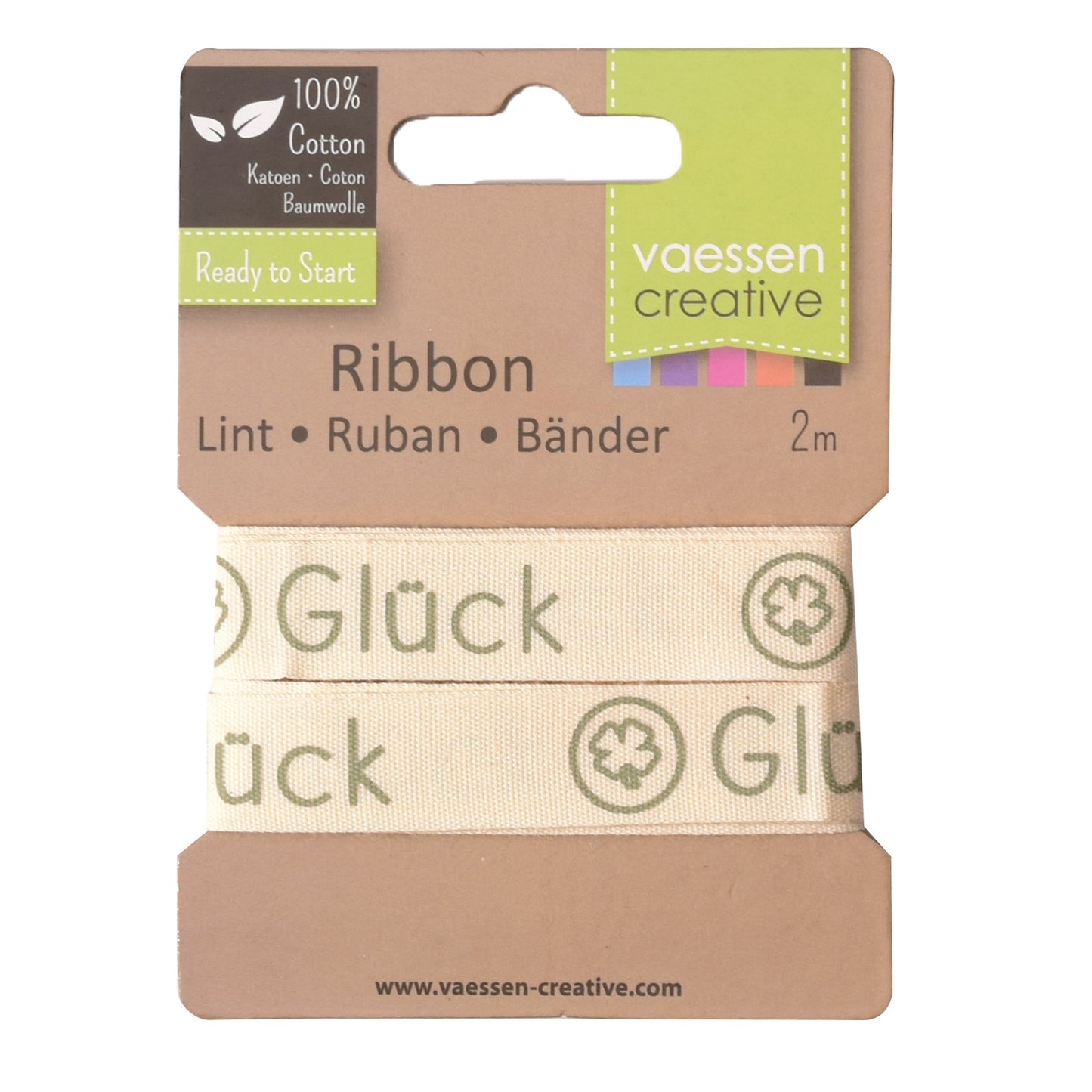 Vaessen creative • ribbon 2mx15mm de glück