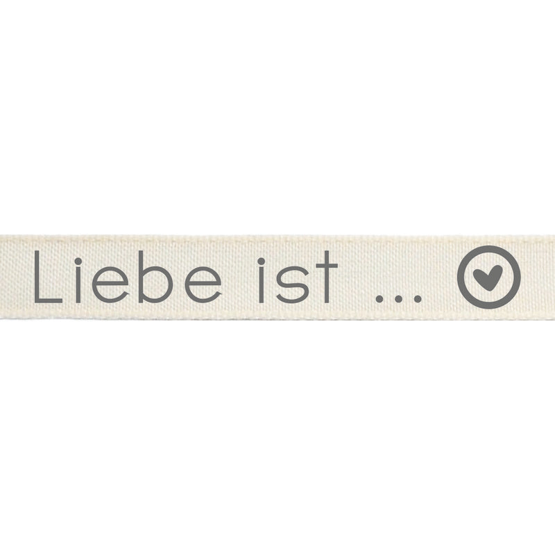 Vaessen creative • ribbon 2mx15mm de liebe ist ...