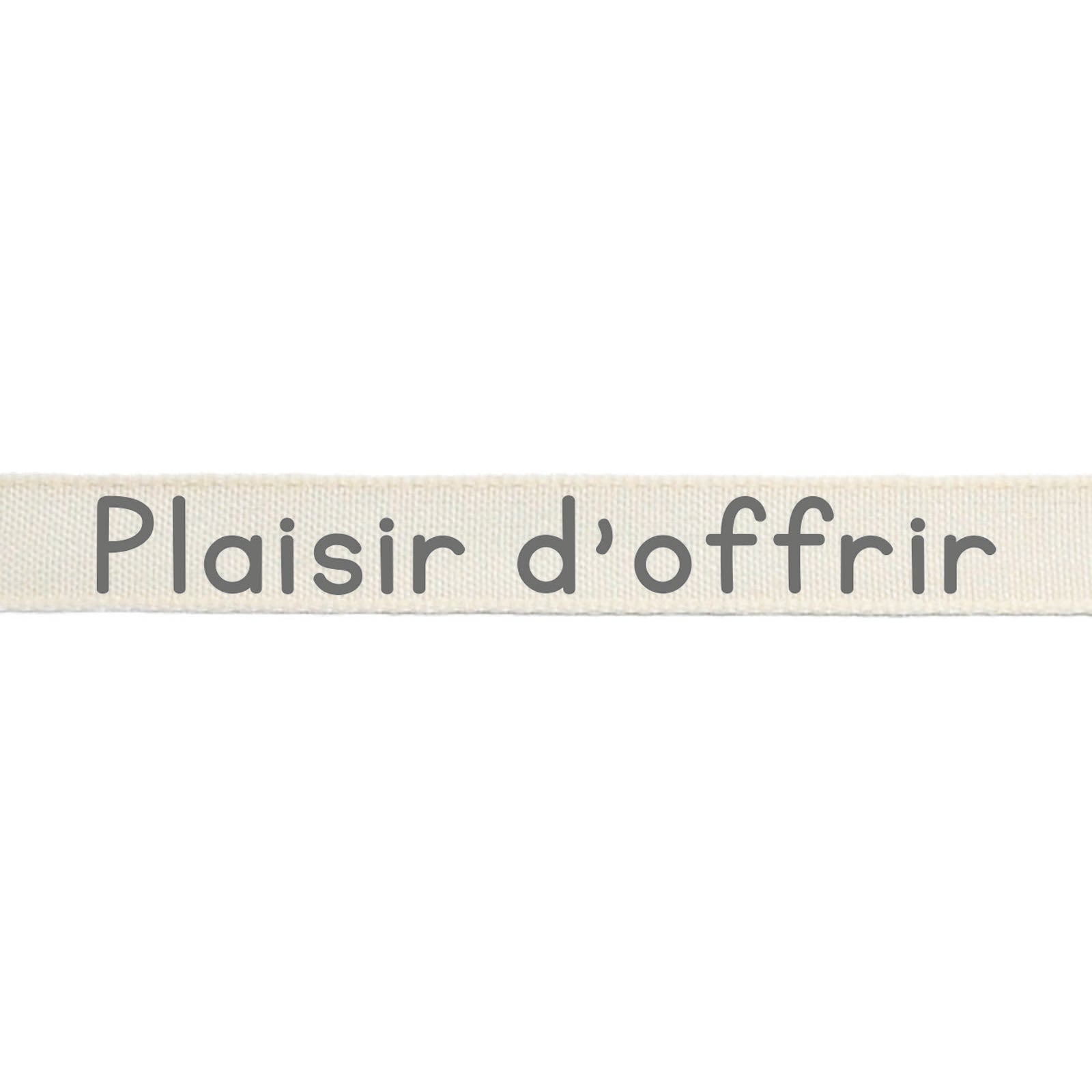 Vaessen creative • ribbon 20mx15mm fr plaisir d'offrir